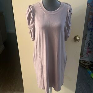 Lavender Puff Sleeve Women's Top